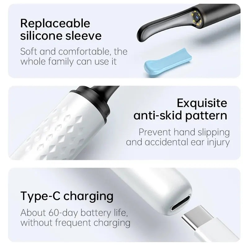 Clear Ear Pro - WiFi Visual EarPick Cleaner with Camera