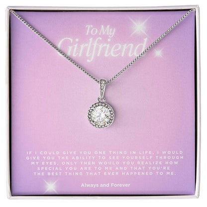 Serene Diamond Pendant Necklace