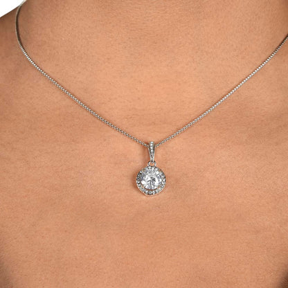 Serene Diamond Pendant Necklace