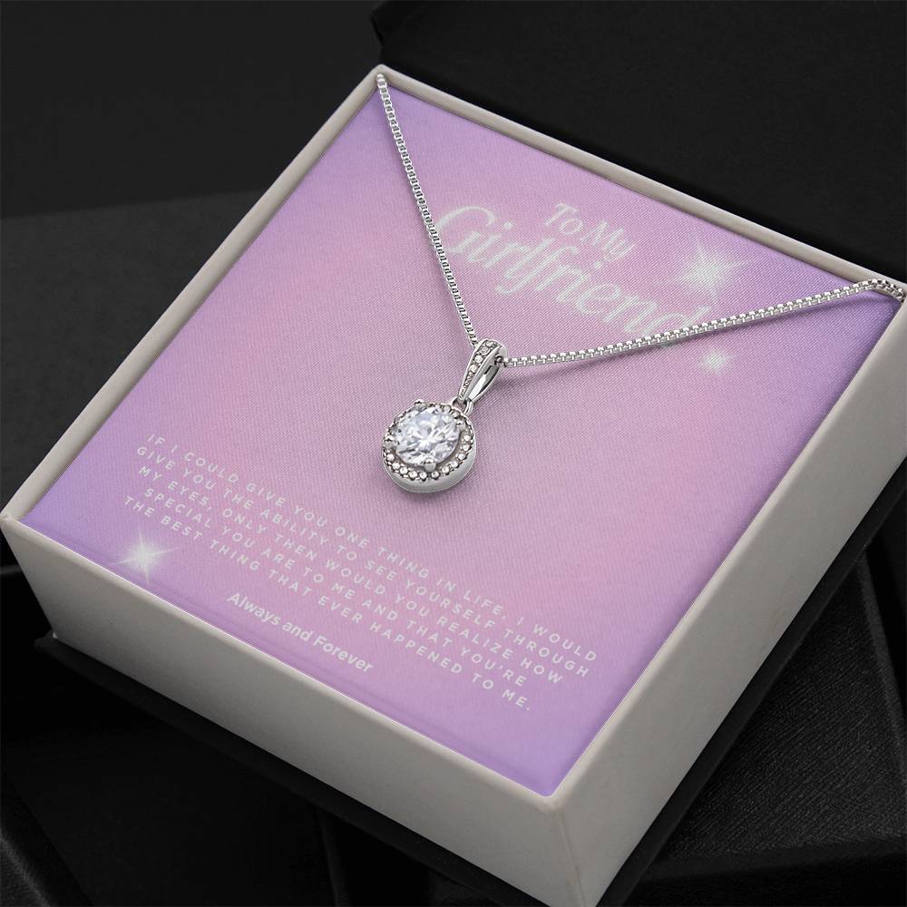 Serene Diamond Pendant Necklace