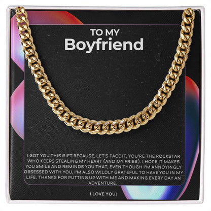 Boyfriend Cuban Link Chain