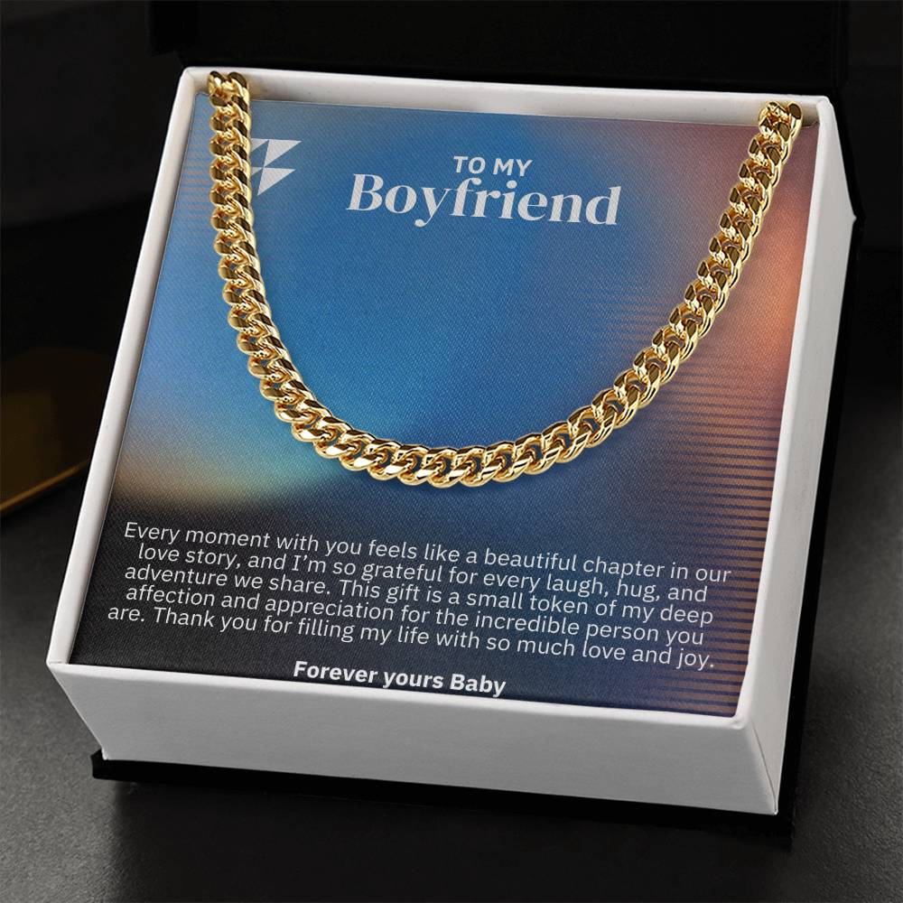 Boyfriend Cuban Link Chain