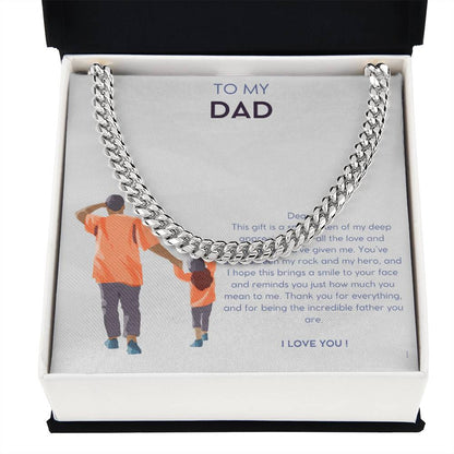 Daddy Daughter Cuban Link Chain