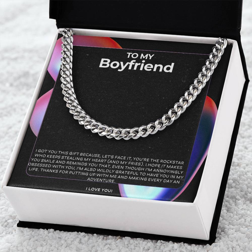 Boyfriend Cuban Link Chain