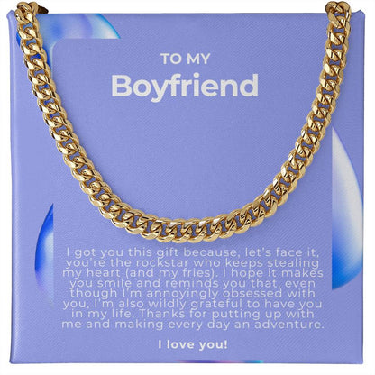 Boyfriend Cuban Link Chain