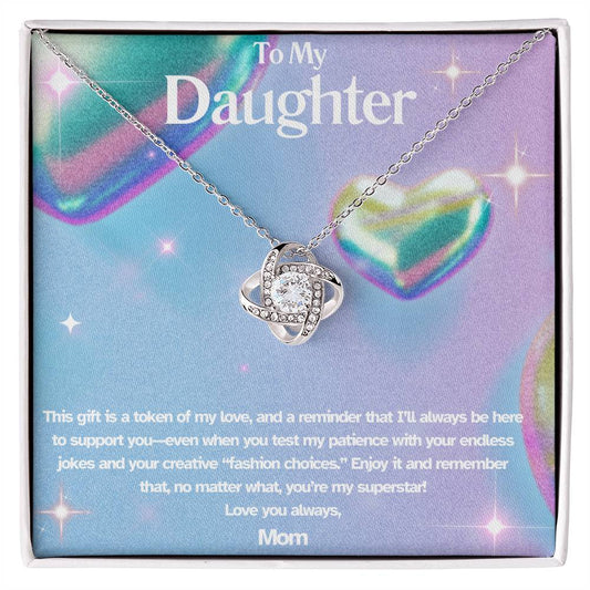 Love Knot Daughter Necklace