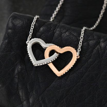 Sister Interlocking Hearts Necklace