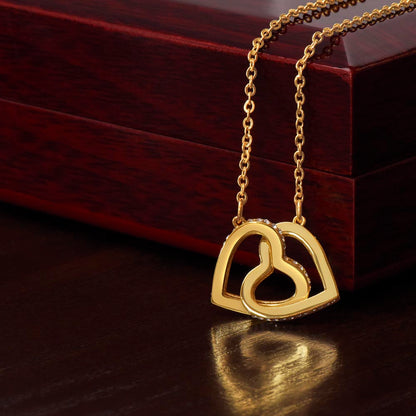 Sister Interlocking Hearts Necklace